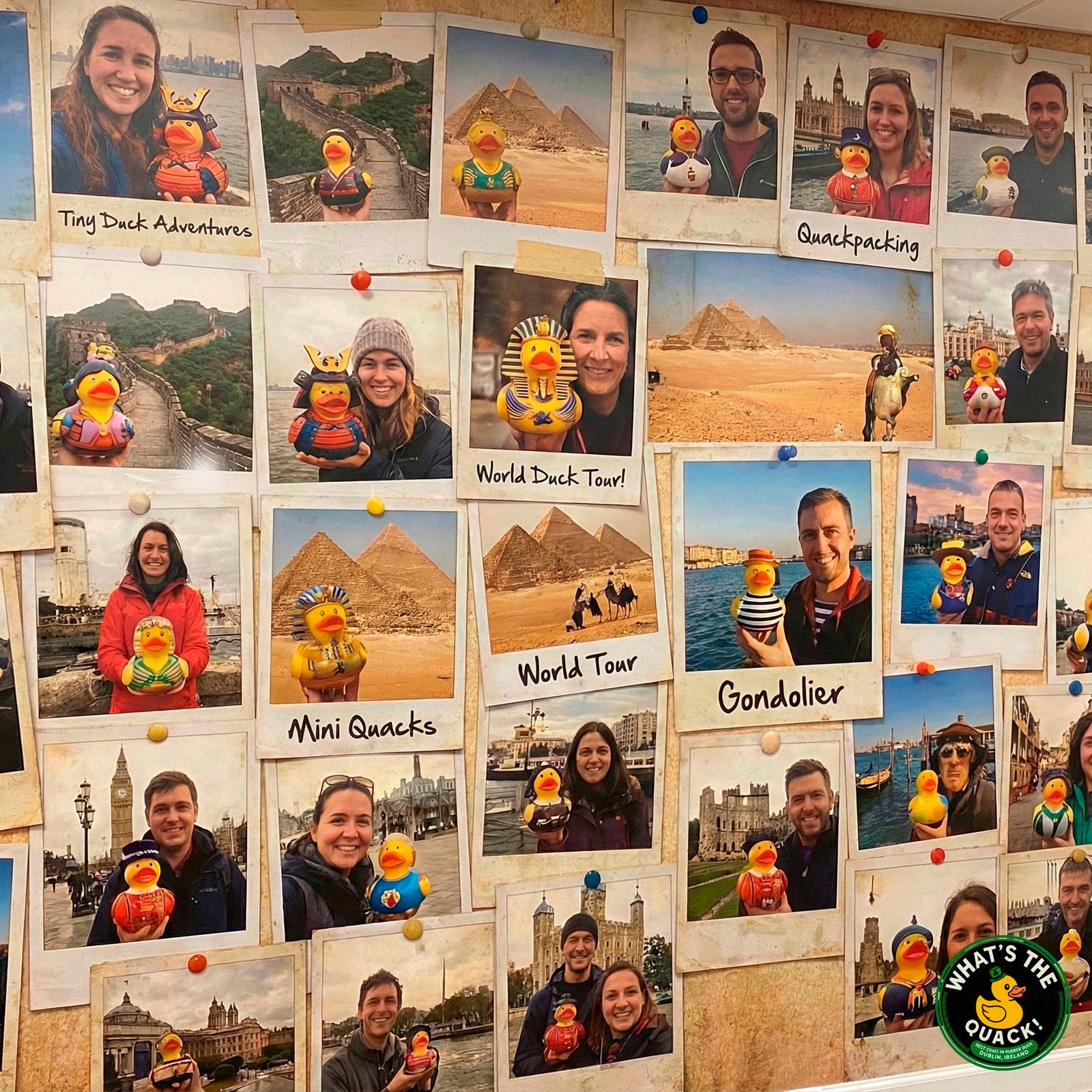 Sharing a rubber duck gift